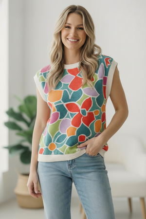 A Work of Art Ribbed Vest