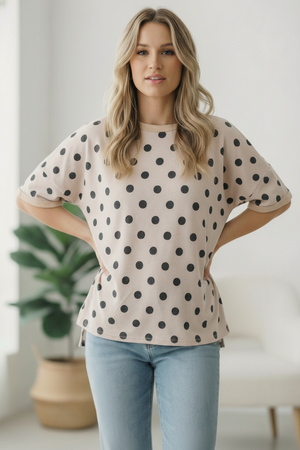 Play Date in Paris Polka Dot Tee