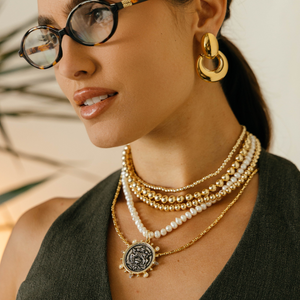 18k Gold Plated Statement Earring