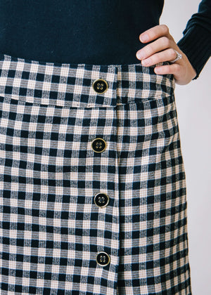 Flannel Mini Skirt