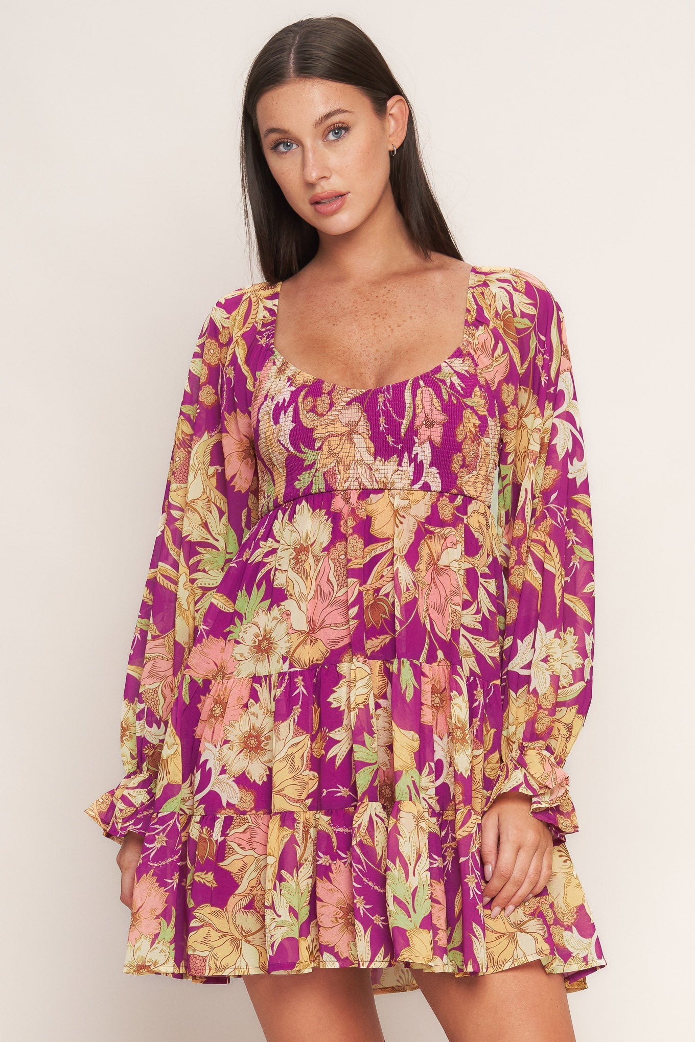 KEEPER OF MY HEART WOVEN MINI DRESS