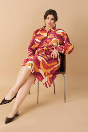 Get on Board Woven Plisse Mini Dress