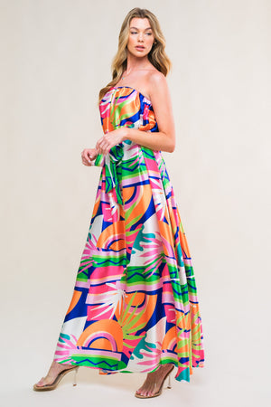 Summery Inclination Woven Midi Dress
