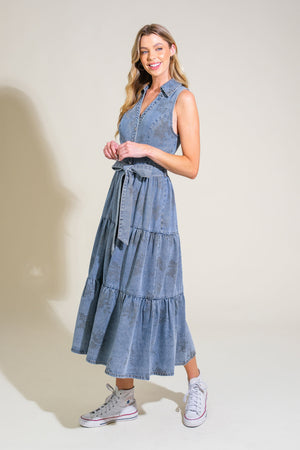 Life’S Pathways Denim Shirt Dress