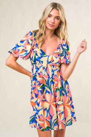 State of Bliss Woven Mini Dress
