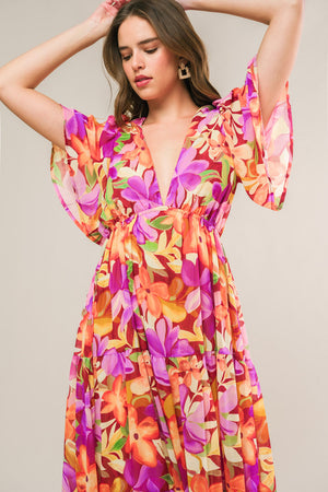 Start Looking Woven Midi Dress