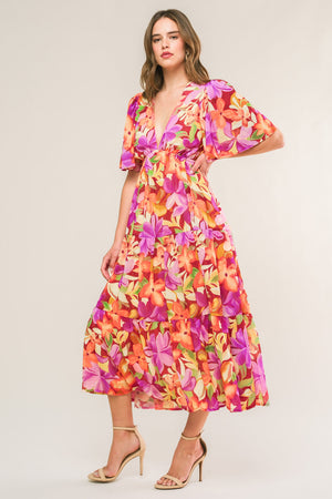 Start Looking Woven Midi Dress