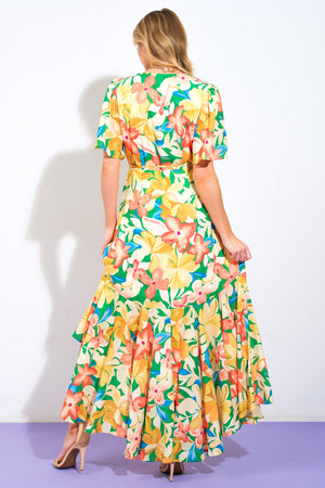 Elaborate Charm Woven Hi-Lo Dress