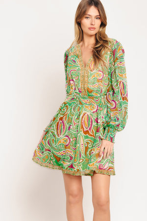 TIME SPENT TOGETHER WOVEN MINI DRESS