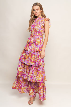 Getting Started Woven Midi Dress