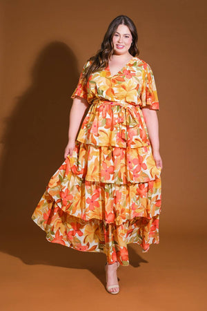 Consistently Confident Woven Midi Dress