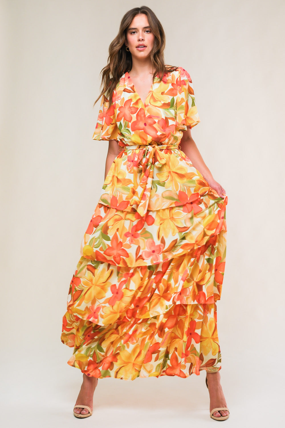 Consistently Confident Woven Midi Dress