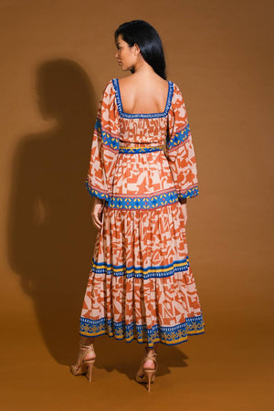 BITTER SWEET WOVEN MIDI DRESS