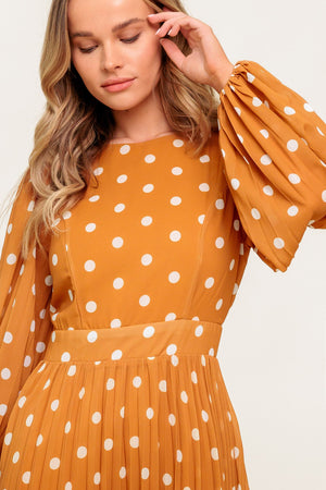 MOMENT MAKER WOVEN MIDI DRESS