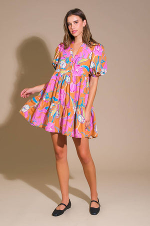Momentous Cuteness Woven Mini Dress