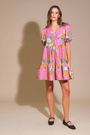 Momentous Cuteness Woven Mini Dress