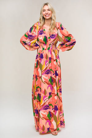 Over and Over Woven Maxi Dress