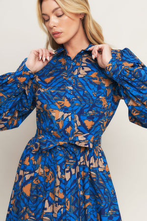 NORTH HILLS WOVEN SHIRT DRESS