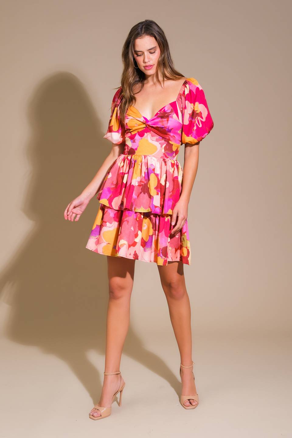 Whimsical Beauty Woven Mini Dress