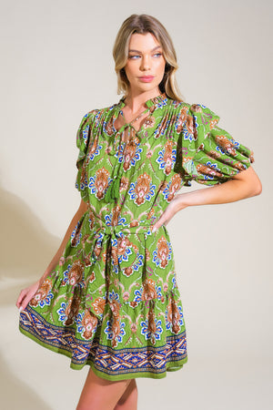 Pure Serenity Woven Mini Dress