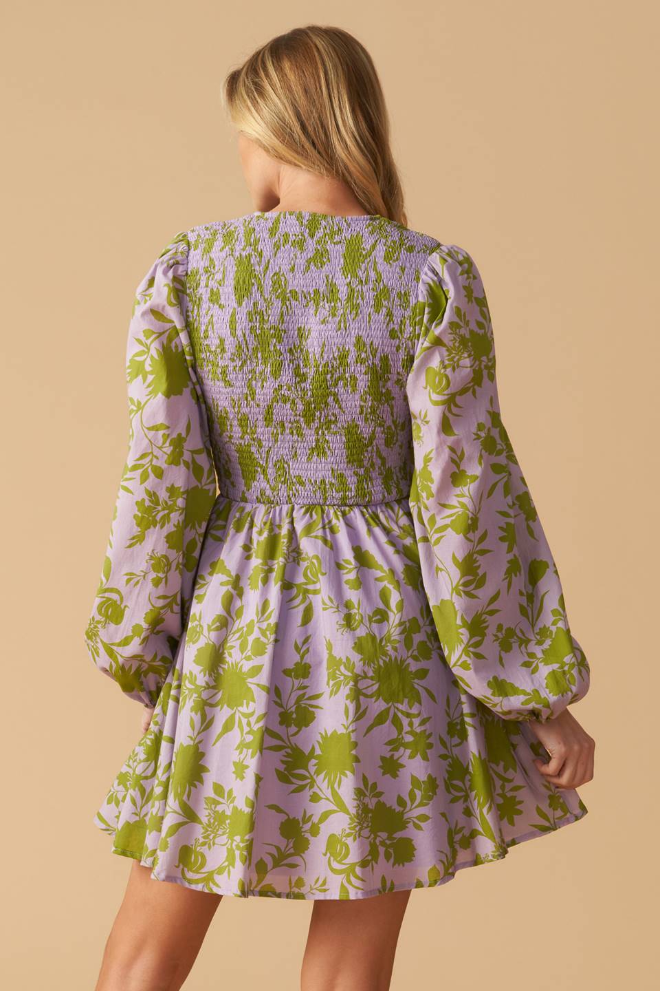 WINGS OF A DREAM WOVEN MINI DRESS