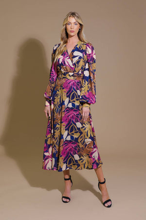 LOST IN YOUR EYES WOVEN MIDI DRESS