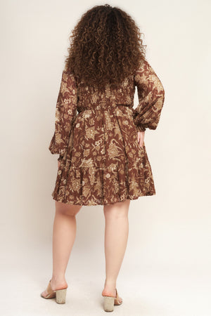 SWEET REMINISCENCE WOVEN MINI DRESS