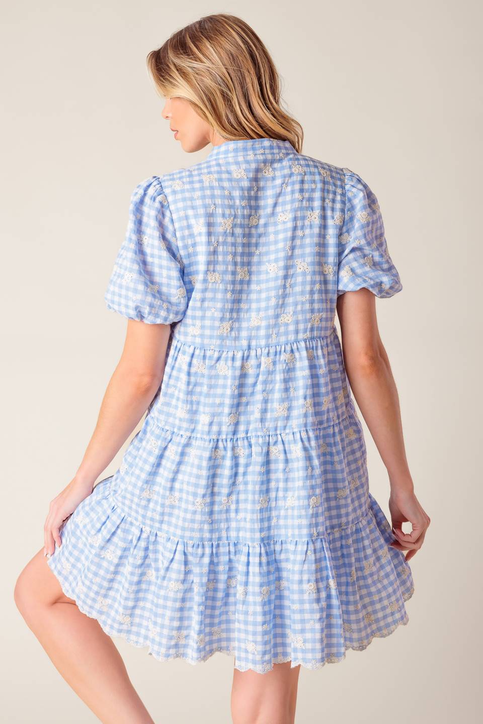 Let'S Catch Up Woven Babydoll Dress