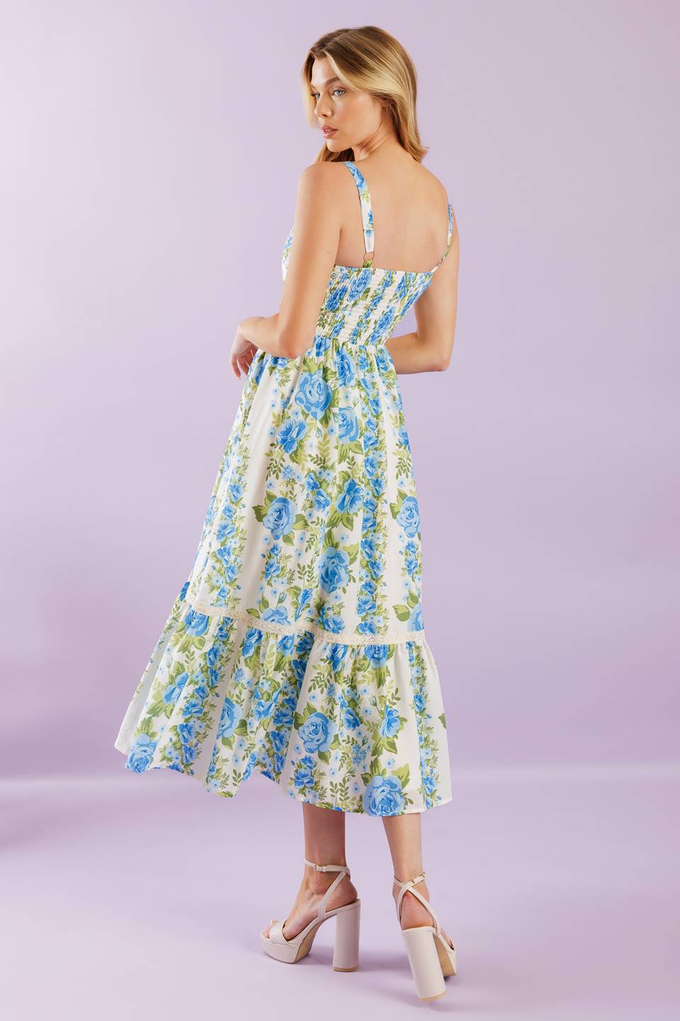 Match My Energy Woven Midi Dress