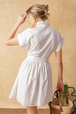 Feel the Vibe Woven Mini Dress