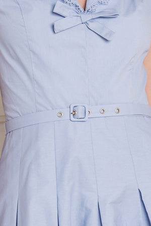 HOPPING ISLANDS WOVEN MIDI DRESS