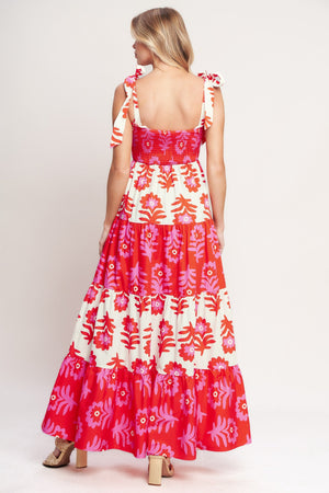 GLAMOUR IN MOTION WOVEN MAXI DRESS