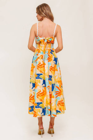 Dawn Petal Kiss Woven Midi Dress