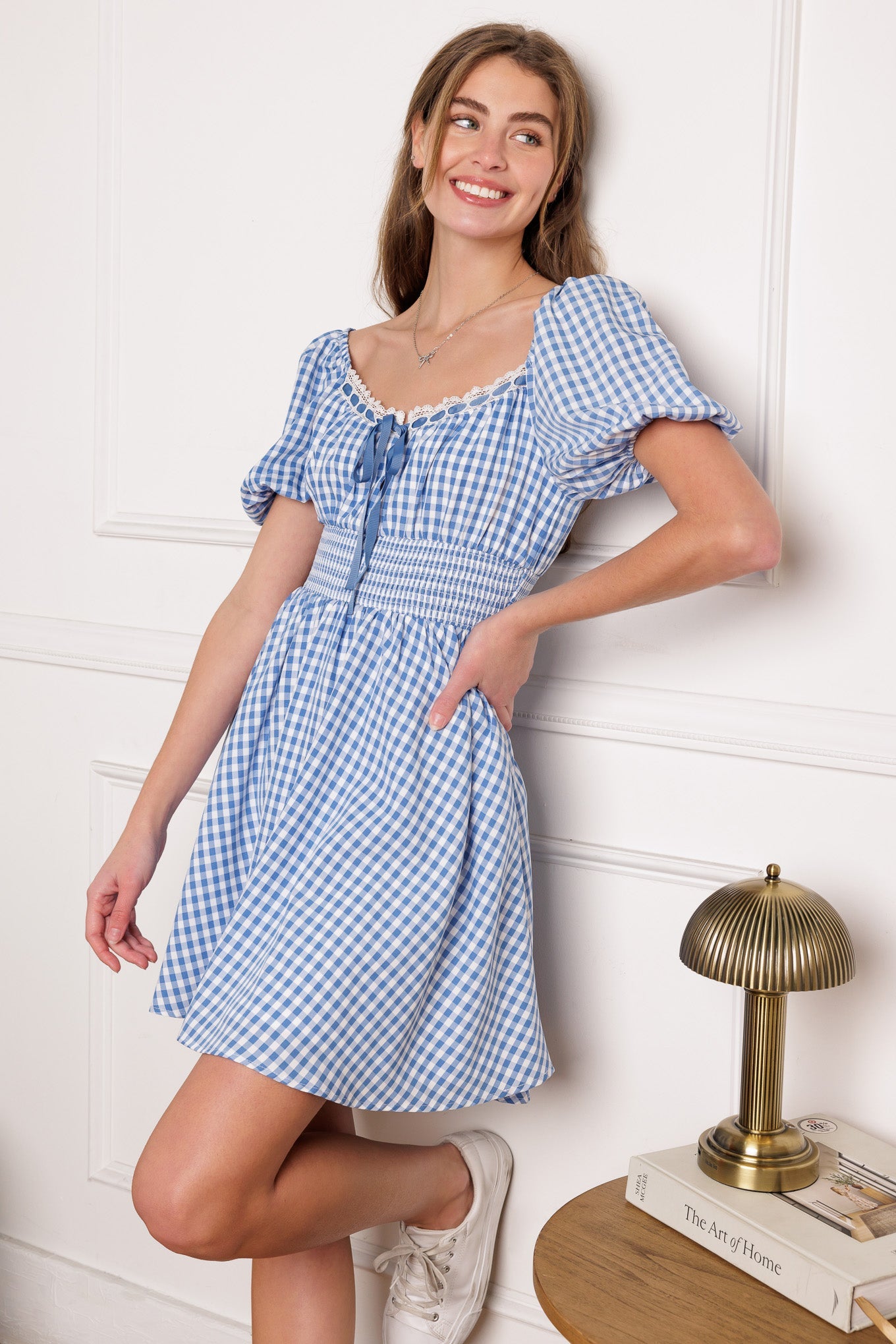 BREEZE THROUGH PARADISE WOVEN MINI DRESS