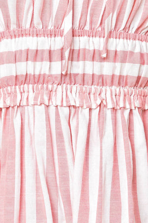 GIA PEONY PINK WOVEN MAXI DRESS