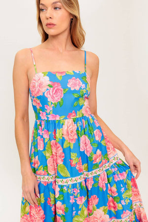 DAYLIGHT MUSE WOVEN MIDI DRESS