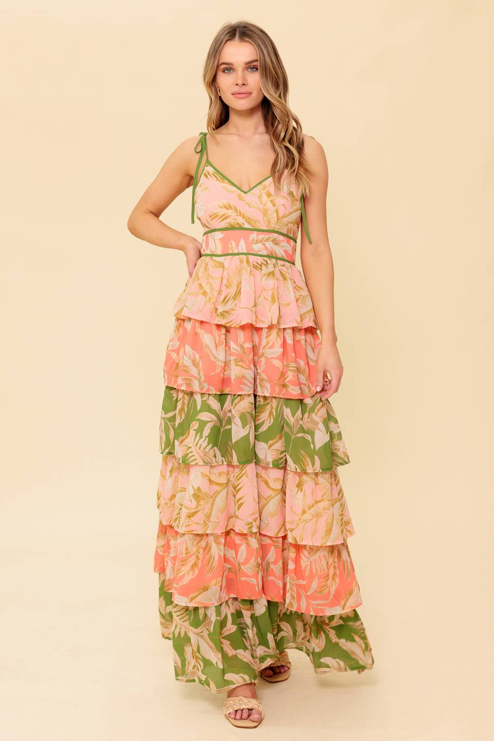 FEELS LIKE HOME WOVEN MAXI DRESS