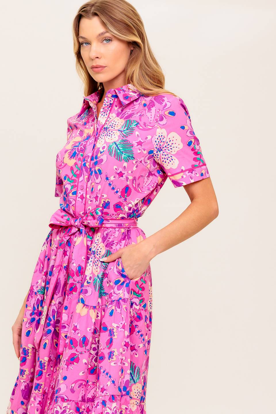 figure hugging midi dress Hug Me Ribbed Collared Midi Dress – Resurrection