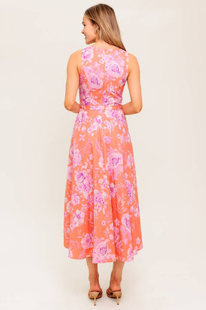 COASTLINE DREAM WOVEN MIDI DRESS
