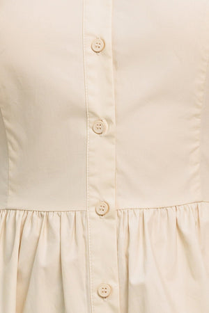 WORTH THE WAIT WOVEN MIDI DRESS