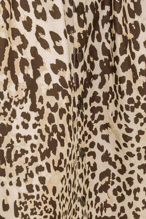 ROAR MODE WOVEN MIDI DRESS