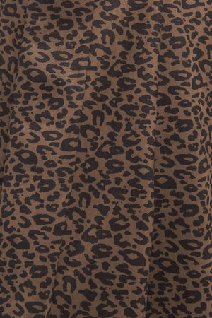 URBAN JUNGLE GLAM SUEDED KNIT MIDI DRESS