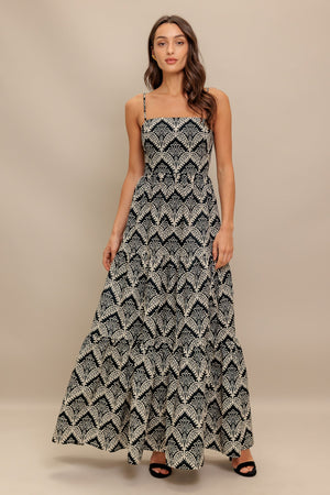 HAZELWOOD GARDEN WOVEN MAXI DRESS