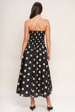 SPOTLIGHT HOUR WOVEN MIDI DRESS