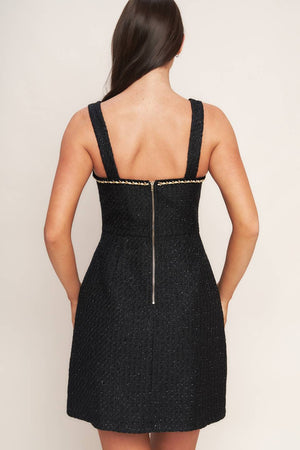 MONACO HOUR TWEED MINI DRESS