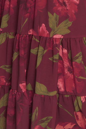 BLOOM RHAPSODY WOVEN MINI DRESS