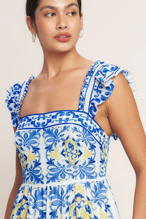 SALTY AIR SWEETHEART WOVEN MAXI DRESS