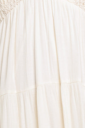 AZURE REVERIE WOVEN MAXI DRESS