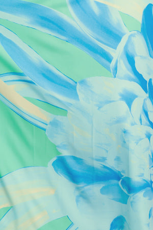 BLUE HORIZON WOVEN MAXI DRESS