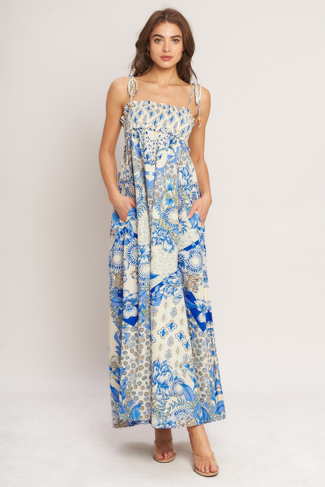 COASTAL DREAM WOVEN MAXI DRESS